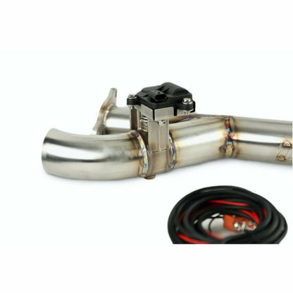 Polaris RZR Turbo Side Piece Header Pipe with Electronic Cutout