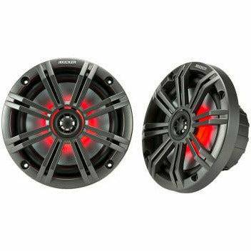 6.5" All Weather Coaxial Speakers with LED Lighting