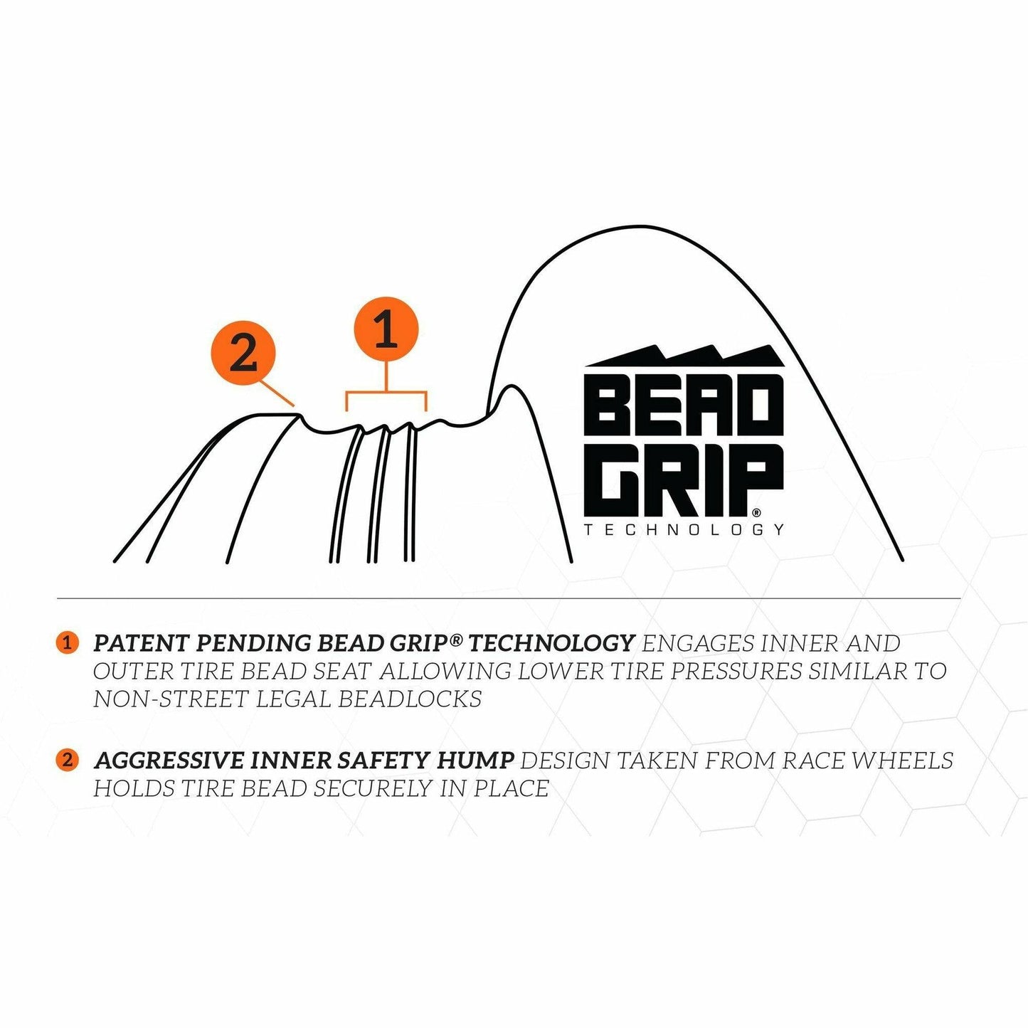 409 Bead Grip Wheel (Steel Grey)