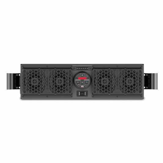 Polaris RZR Bluetooth Overhead Sound Bar and Amplified Subwoofer