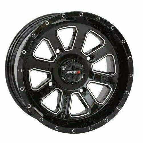 System 3 Off-Road ST-4 Wheel (Black/Machined)
